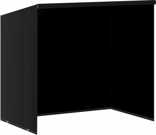 vidaXL Waterproof Garden Swing Cover 255x145x170cm in Black Colour 2 Pieces
