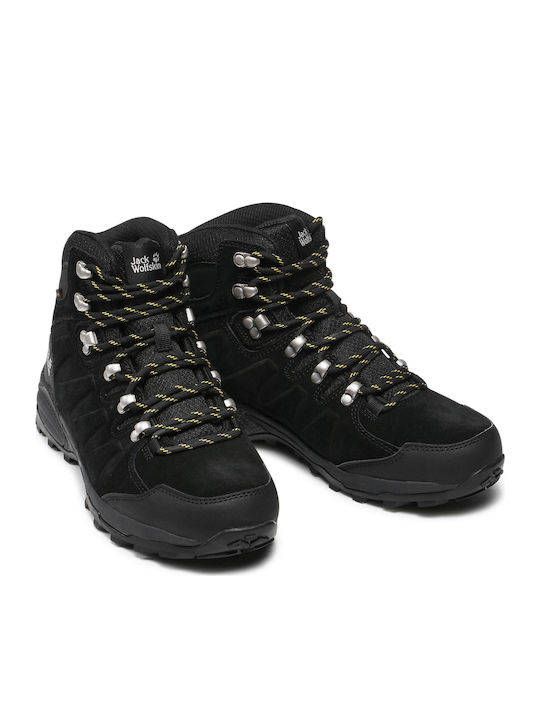 Jack Wolfskin Refugio Texapore Мъжки Планински Боти Черни