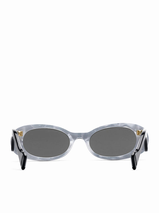 Gucci Ochelari De Soare Pentru Femei Cu Ramă Neagră Din Plastic Și Lentile Gri GG0517S 001