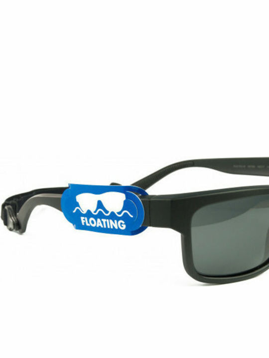 Polaroid Men's Sunglasses with Black Plastic Frame and Black Polarized Lens PLD7031/S 807/M9