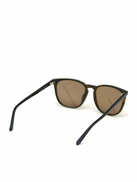 Gant Men's Sunglasses with Brown Tartaruga Plastic Frame and Brown Lens GA7116 52E
