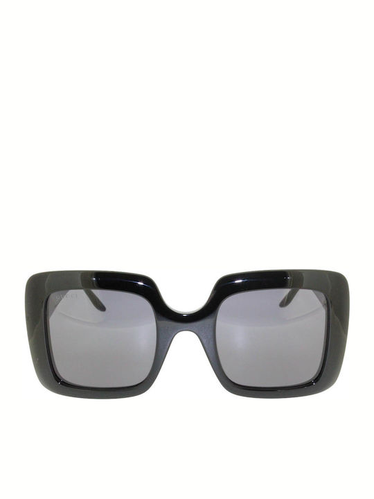 Gucci Damen Sonnenbrille mit Schwarz Kunststoff Gestell und Schwarz Linse GG0896S 001