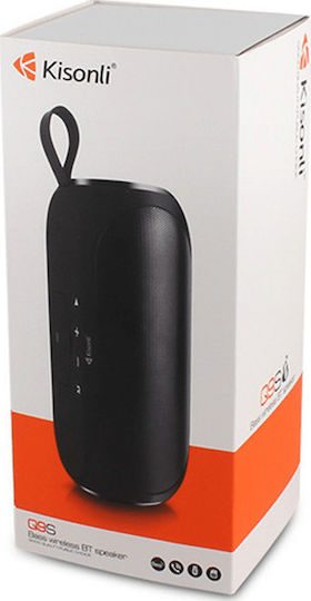Kisonli Q9S Ηχείο Bluetooth 16W με Ραδιόφωνο Μαύρο