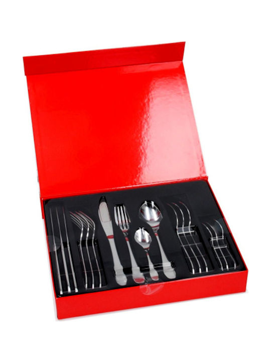 Alpina Appliances Besteckset Edelstahl Silber 16Stück