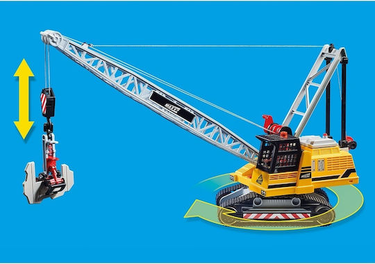 Playmobil Stadt Aktion Cable Excavator with Building Section für 5+ Jahre