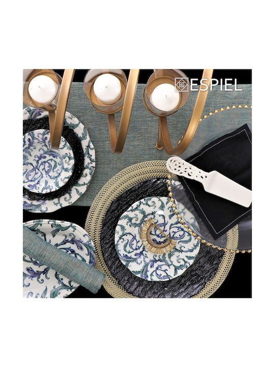 Espiel Round Plastic Placemat Gold 38cm