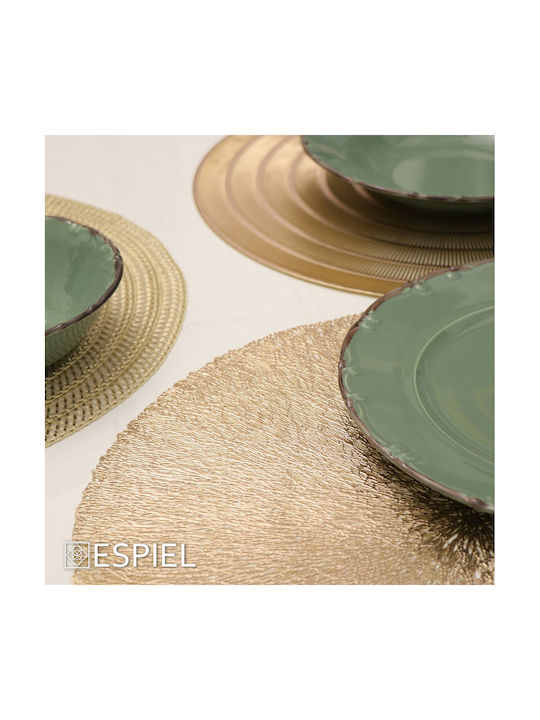 Espiel Placemats Plastic Argintiu 38x38cm 6buc