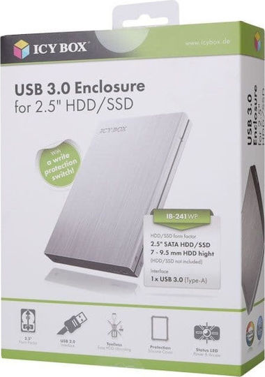 Write Protection Icy Box External Hard Drive Kućište Za SSD Disk