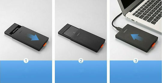 Ugreen Θήκη για Σκληρό Δίσκο 2.5" SATA III με σύνδεση USB3.0