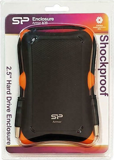 Silicon Power Armor A30 Case for Hard Drive 2.5" SATA III with Connection USB 3.1