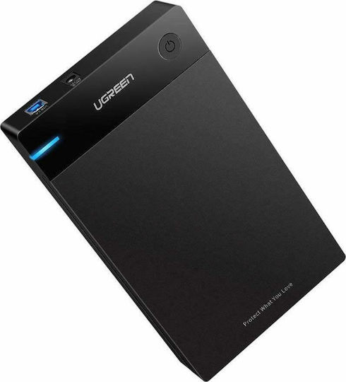 Ugreen Твърд диск кутия 2.5" SATA III с връзка USB 3.0 в Черен цвят