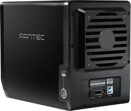 Fantec QB-35US3-6G Твърд диск кутия за 4 твърди дискове 3.5" SATA III с връзка USB 3.0 / eSATA в Черен цвят