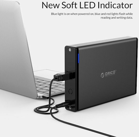 Orico Θήκη για Σκληρό Δίσκο 3.5" SATA III με σύνδεση USB3.0