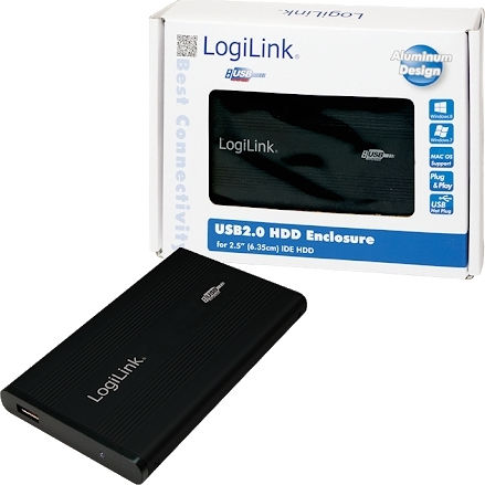 LogiLink Θήκη για Σκληρό Δίσκο 2.5" IDE με σύνδεση USB2.0