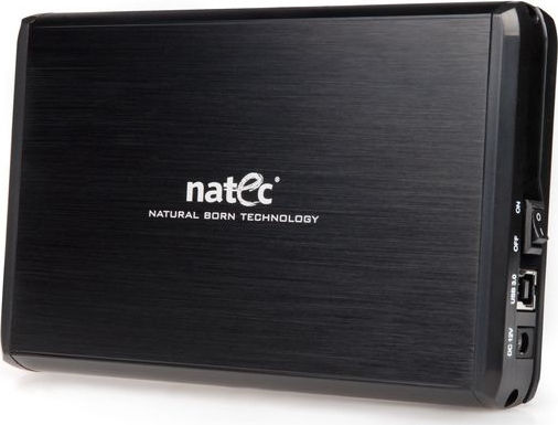 Natec Rhino USB 3.0 Hard Drive Case 3.5" SATA III with connection USB 3.0 in Schwarz color