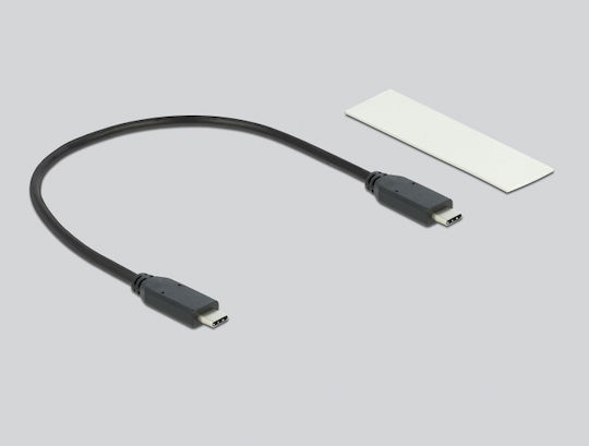 DeLock Case for Hard Drive M.2 PCI Express with Connection Type-C Gray
