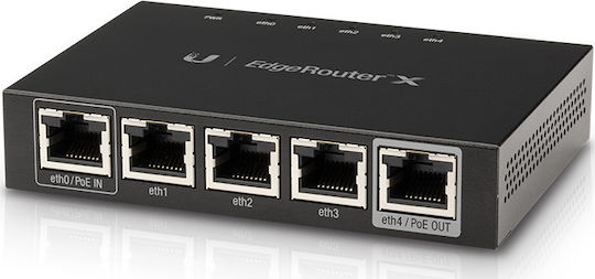 Ubiquiti EdgeRouter X Router με 5 Θύρες Gigabit