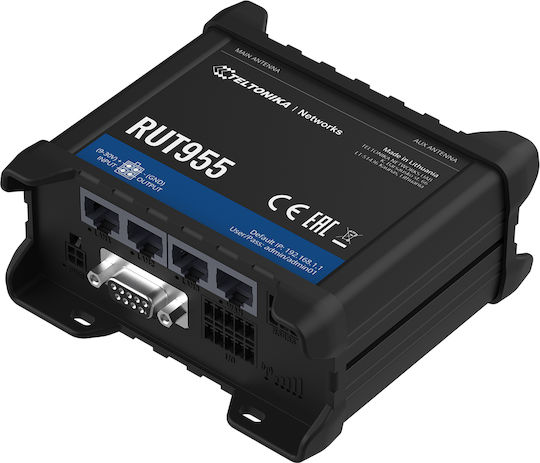 Teltonika RUT955 Безжичен 4G Мобилен Рутер Wi-Fi 5 - Wi-Fi 5 с 3 Порта Ethernet