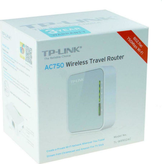 TP-LINK TL-WR902AC v1 Wireless Router Wi‑Fi 5