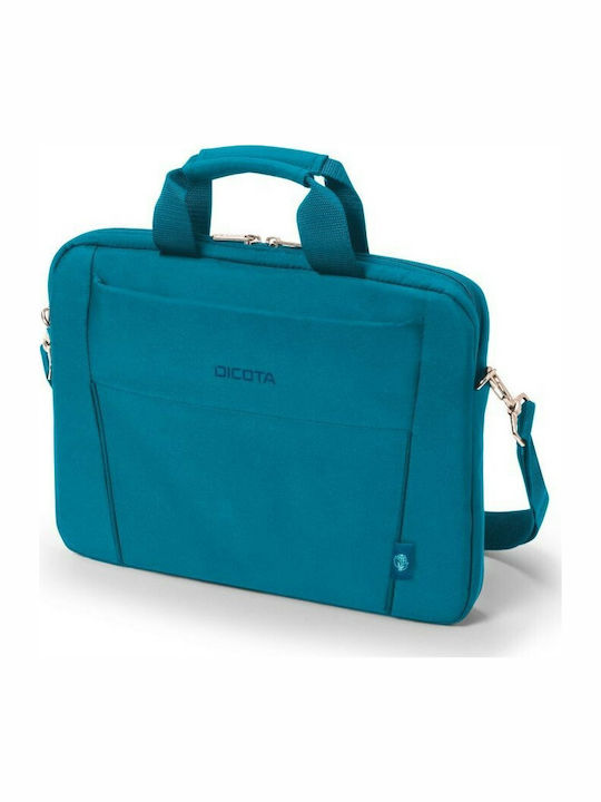 Dicota Slim Eco BASE Tasche Schulter / Handheld für Laptop 14.1" in Blau Farbe