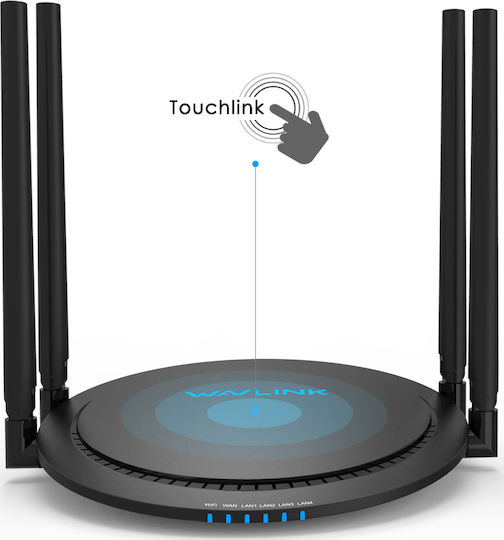 Wavlink QUANTUM S4 Ασύρματο Router Wi‑Fi 4 με 4 Θύρες