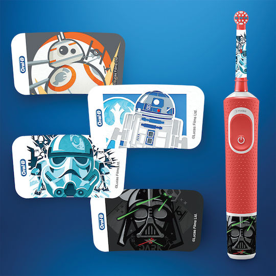 Oral-B Star Wars Darth Vader Children's Electric Toothbrush with Timer for 3+ Years