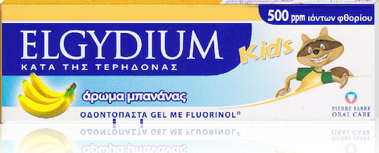 Elgydium Бебешка Паста за Зъби за 2+ Години с Вкус Банан 50ml