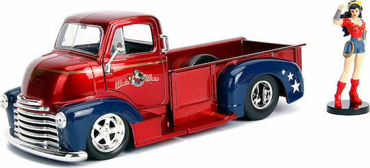 Jada Toys DC Comics Femeia Fantastică Bombshells - Chevy Coe Pickup 1952 Femeia Fantastică Vehicul Replică în Scară 1:24