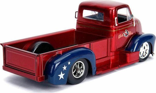 Jada Toys DC Comics Femeia Fantastică Bombshells - Chevy Coe Pickup 1952 Femeia Fantastică Vehicul Replică în Scară 1:24