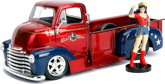 Jada Toys DC Comics Femeia Fantastică Bombshells - Chevy Coe Pickup 1952 Femeia Fantastică Vehicul Replică în Scară 1:24
