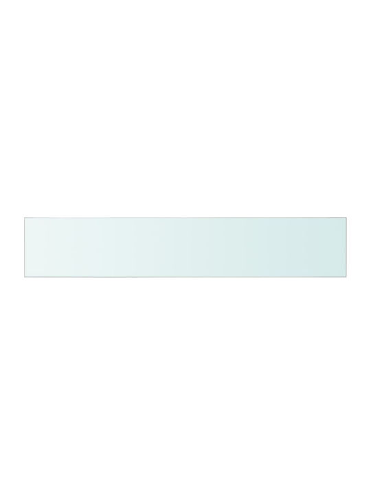 Wandregale Transparent (2 Stück) 70x12x0.8cm