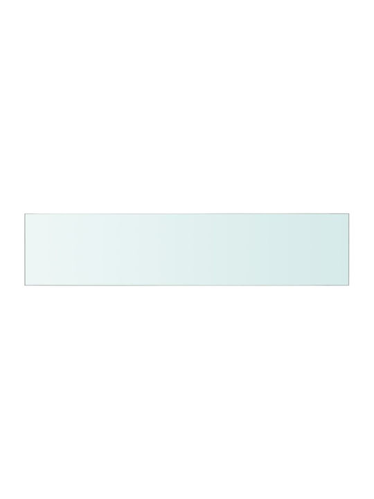 Transparent Wall Shelves 2 Pieces 60x12x0.8 cm