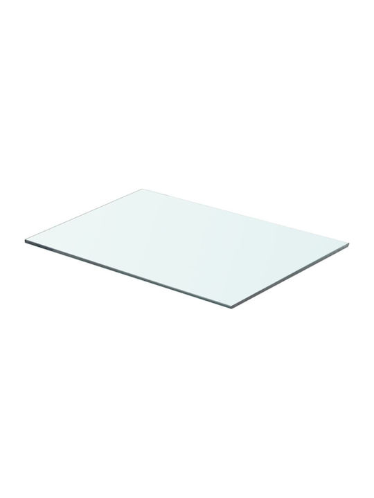 Ράφια Τοίχου Διάφανα (2τμχ) 50x30x0.8εκ.