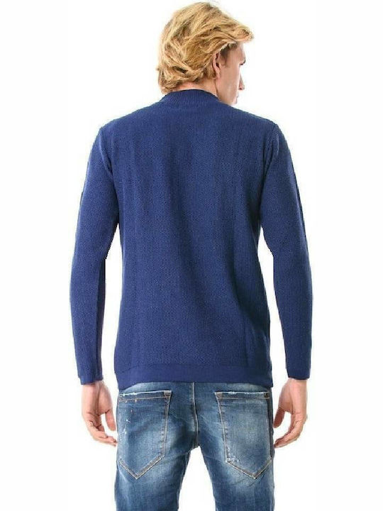 Bellissimo M122 Men's Long Sleeve Sweater Blue