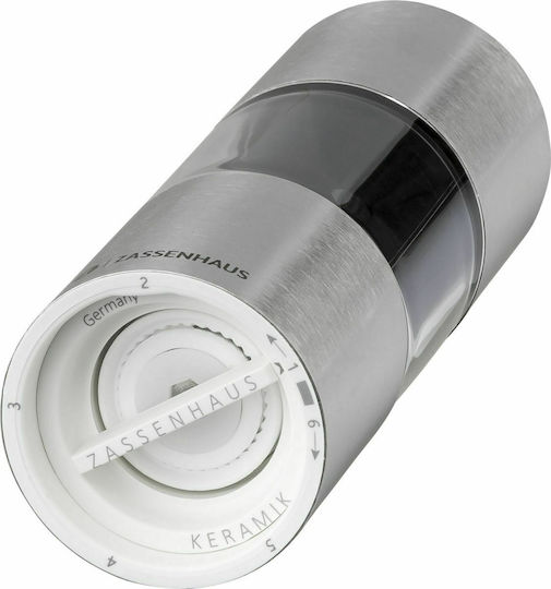 Zassenhaus Mainz Handbuch Gewürzmühlen Inox in Silber Farbe 14cm 1Stück