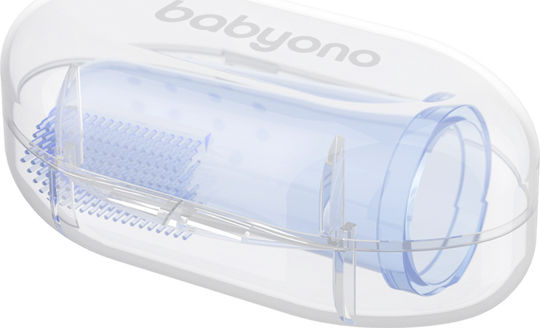 Babyono Бебешка Четка За Зъби За Пръст За 0м+ Синя
