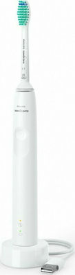 Philips Sonicare 3100 Series Electric Toothbrush with Timer and Pressure Sensor 2pcs White