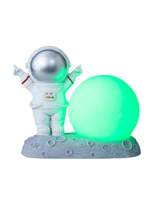 Decorative Lamp Astronaut Gray