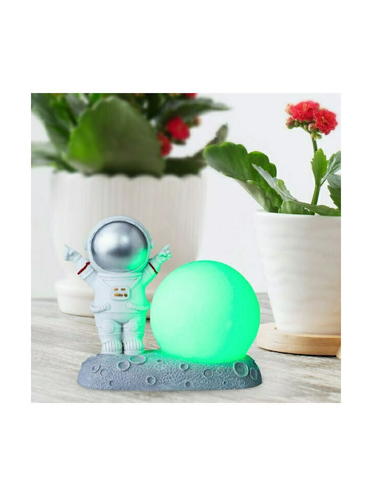 Decorative Lamp Astronaut Gray