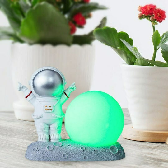 Dekorative Lampe Astronaut Gray