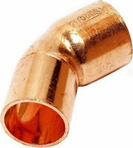 Γωνία Σωλήνα Χαλκού Αρσενικό/Θηλυκό 22mm