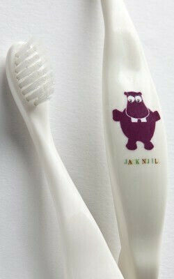 Jack n' Jill Hippo Periuță De Dinți Pentru Copii Mov