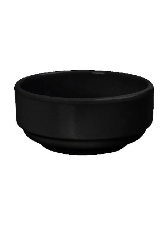 Espiel Dip-Schüssel Rund aus Melamin Black mit Durchmesser 6cm