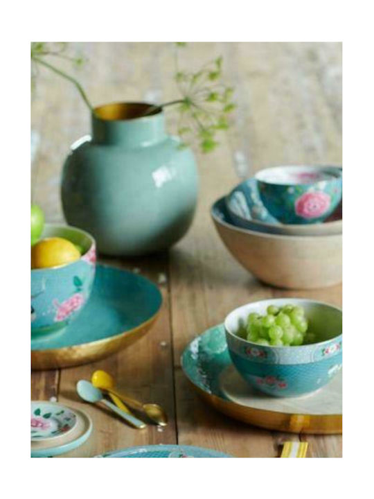 PiP Studio Blushing Birds Small Eisschüssel Rund aus Porzellan Blue mit Durchmesser 9.5cm