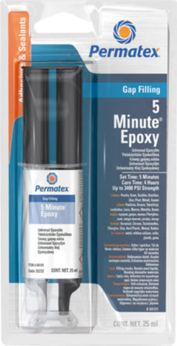 Permatex Perma Poxy Epoxid Konstruktionskleber 2-Komponenten Transparent 25ml 1Stück