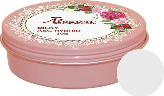 Alezori A&G Acrygel Νυχιών Milky White 30gr