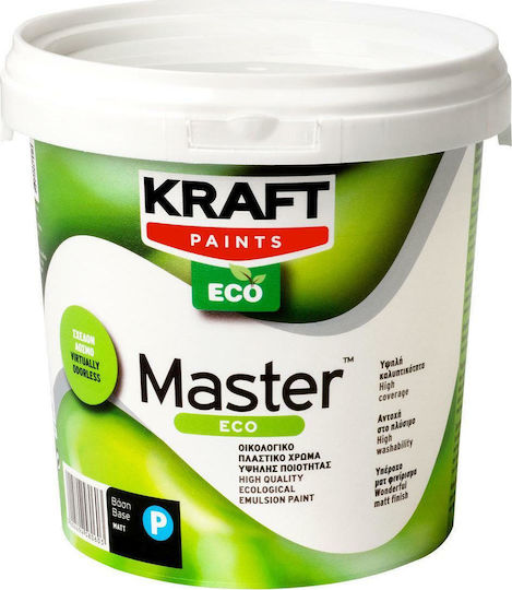 Kraft Master Eco Plastic Ecological Paint for Interior Use White 3lt