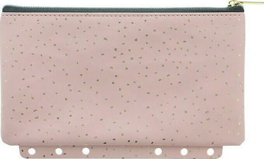 Filofax Φάκελος με Φερμουάρ για Χαρτί A4 Ροζ Organiser Confetti