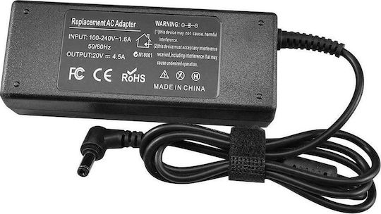 Lamtech Φορτιστής Laptop 90W 20V 4.5A για Fujitsu χωρίς Καλώδιο Τροφοδοσίας