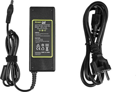 Green Cell Pro Φορτιστής Laptop 90W 19V 4.74A για Asus με Αποσπώμενο Καλώδιο Τροφοδοσίας